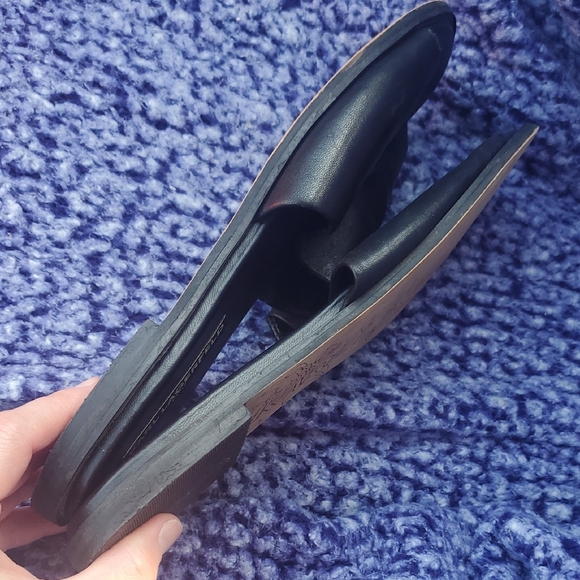 Karl Lagerfeld Elegant Black Slides Upper Leather Size 8.5 - Picture 13 of 16